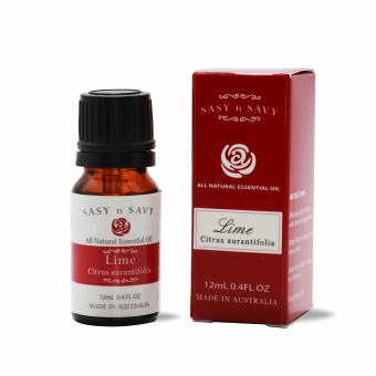 LIME (CITRUS AURANTIFOLIA) 100_ PURE ESSENTIAL OIL 12ML_ Sasy n Savy